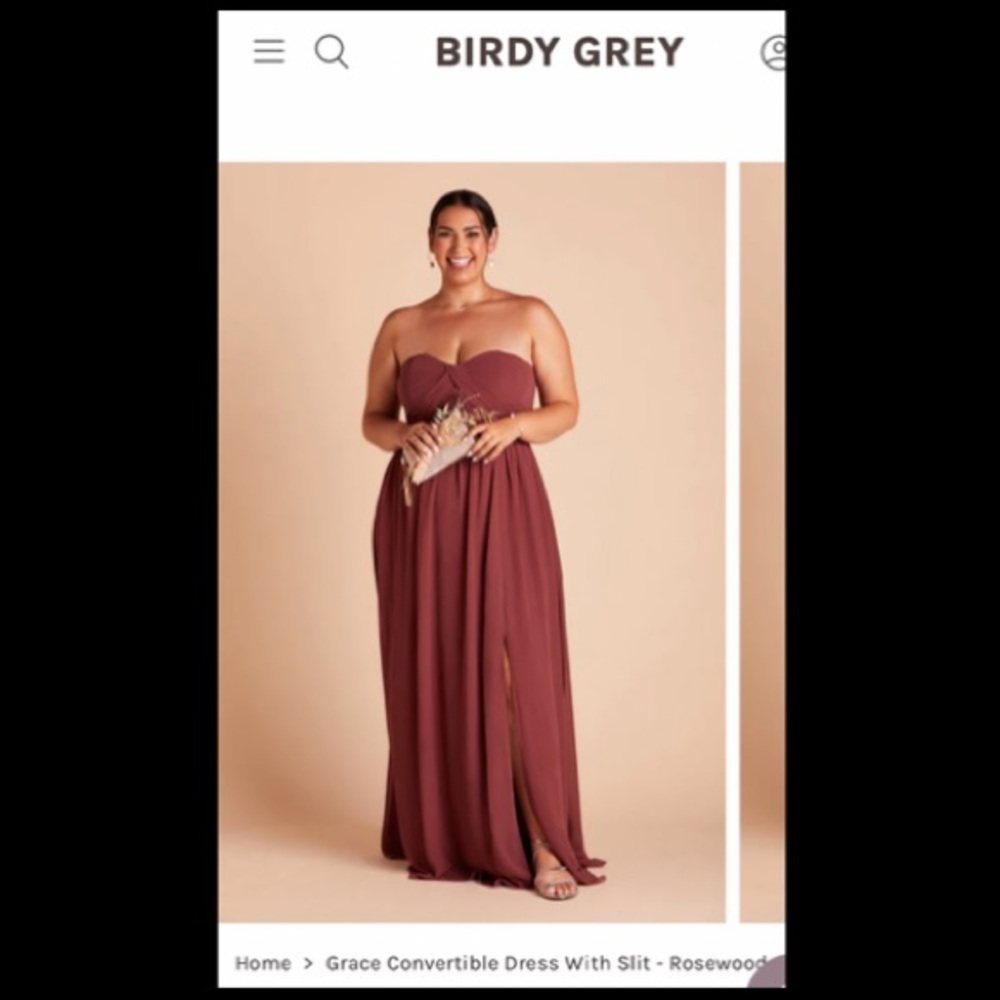 Birdy Grey - Grace Convertible Dress (Rosewood) size XS Brand New w/tags - Picture 2 of 11